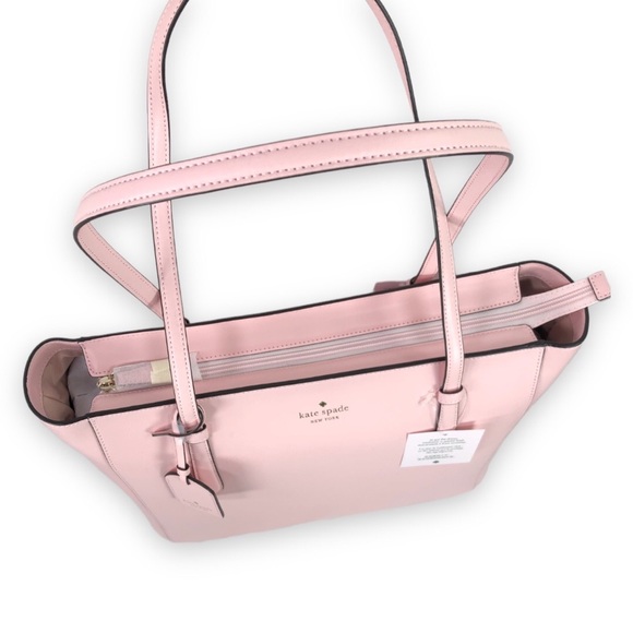 NWT - Kate Spade - Schuyler Smooth Leather, Medium - Chalk Pink - Picture 3 of 11
